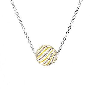 Indio Jewelry Handblown Free Floating Glass Orb Necklace #7036